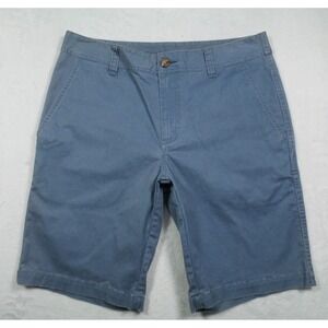 Toad and Co Shorts Mens Size 32 Blue Mission Ridge Organic‎ Cotton Stretch NWT